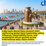 India to Host World Dairy Summit 2027, Strengthening Its Global Dairy Leadership