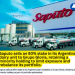 Saputo Sells Controlling Stake in Argentina Dairy Unit to Grupo Gloria