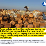 Jaipur Raid: 1.5 Lakh kg Expired Amul Products Destroyed Over Alleged Date Tampering